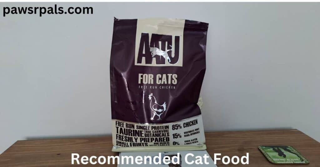 Recommended cat food