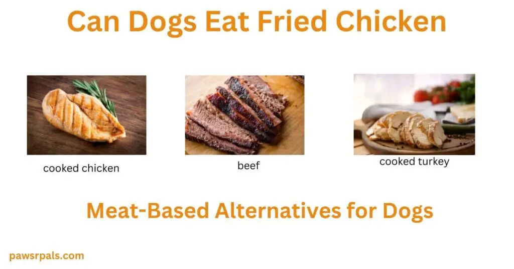 cooked chicken, cooked beef, cooked turkey for dogs