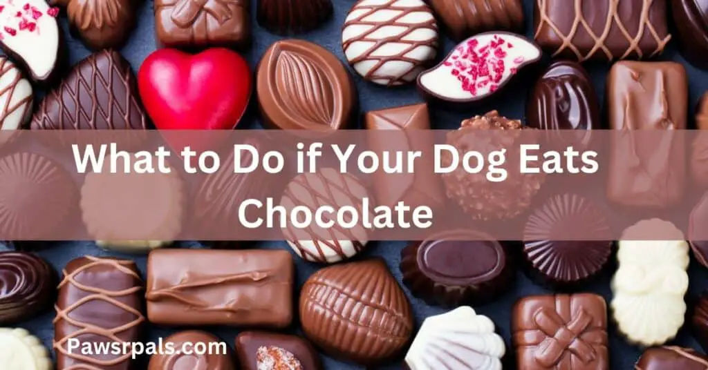 What to Do if Your Dog Eats Chocolate. Picture of a selection of chocolates.
